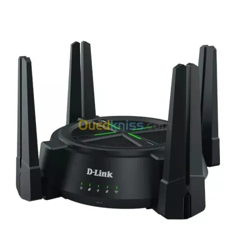 D-LINK ROUTEUR DIR-X6080Z - AX6000 MESH WIFI-6 - 6000 Mbps - 2.5 GIGABIT -OFDMA -MU-MIMO -BLACK mesh