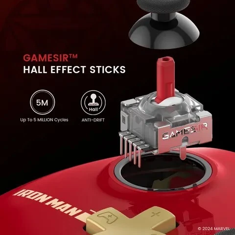 Manette GameSir G7 HE Iron Man Limited edition