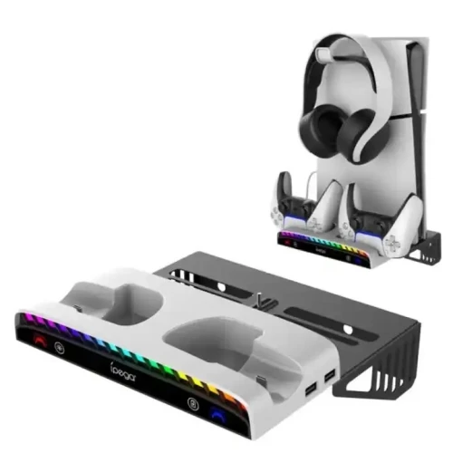 Support MURAL pour PS5 (Refroidisseur / Rangement /Chargeur) IPEGA PG-p5s011