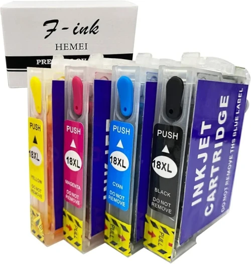 Cartouches rechargeables Epson 18 / 18XL (1811)- Compatible XP-225, XP-227, XP-325