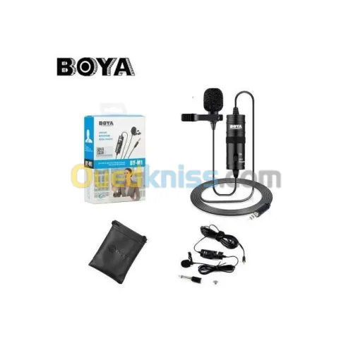 Microphone Cravate Chemise Omnidirectionnel By-M1 Smartphone Caméra boya