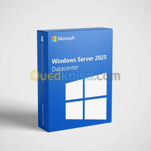 Licence windows server 2025 Datacenter Coffret (made in USA) [64bit English 1pk DSP OEI DVD 16 Core]