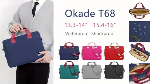 Cartable okade T68 (13.3'') avec protection on velours