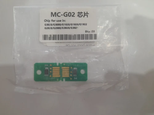 Puce De Réinitialisation cartouche de Kit de maintenance Canon G2420, G3420, G2430, G3430 MC-G02
