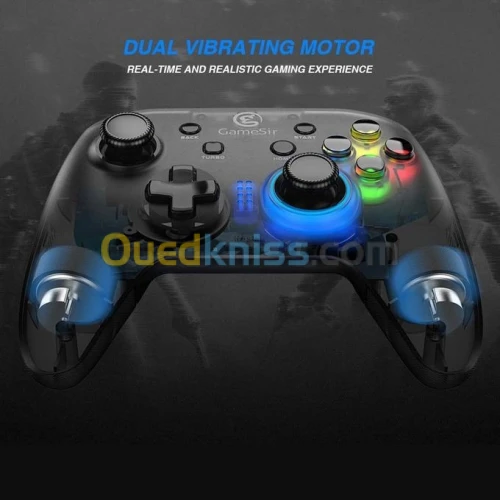 Manette Gamepad Filaire USB Gamesir T4W RGB Pour PC ANDROID
