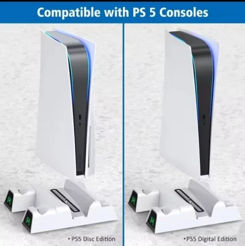 Support Multifonction Chargeur pour PS5 (Refroidisseur / Rangement /Chargeur) YH-51