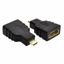Convertisseur Connecteur  Adaptateur Micro Hdmi Male Vers To Hdmi Femelle 4K