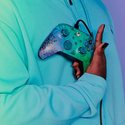manette PDP Series X|S & PC REMATCH Glitch Green