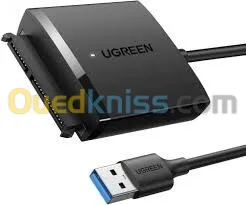 Adaptador UGREEN SATA (disque dur) to USB3.0 5Gbs REF: CM257 [P/N: 60561] pour mac et SSD