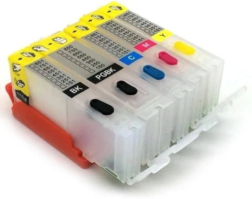 Cartouches rechargeables Canon PGI-550 / CLI-551 - Compatible MG5650, MG5550, MG6450