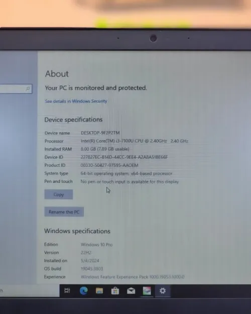 THINKPAD T470 I3 7EME 8G 128G SSD 14"
