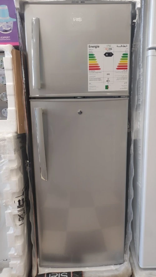 Réfrigérateur IRIS 300L minifrost Deux Portes Blanc/lGris 