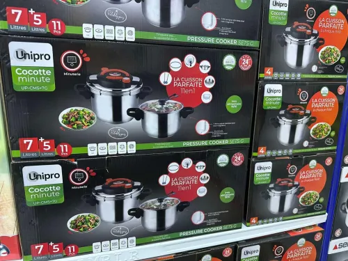 Autocuiseur UNIPRO Cocotte Minute 7 litres + 5 litres / 11 pièces
