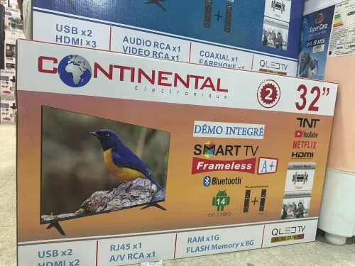 Téléviseurs CONTINENTAL SIMPLE /  Google / ANDROID. HD FHD 4K
