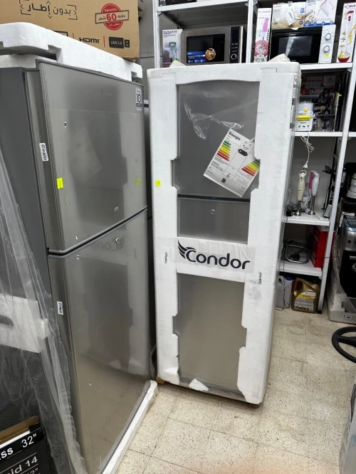 Réfrigérateur CONDOR Série VITA 450L INOX ou Gris MINIfrost Deux Portes