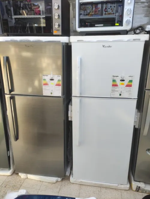 Réfrigérateur CONDOR Série VITA 650L MINIfrost Deux Portes Blanc/Gris/Inox