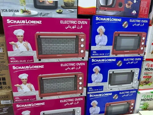 Four électrique SCHAUB LORENZ 36 LITRES / 45 LITRES BLANC / ROUGE