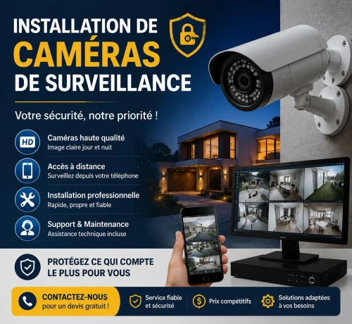 Installation caméra surveillance