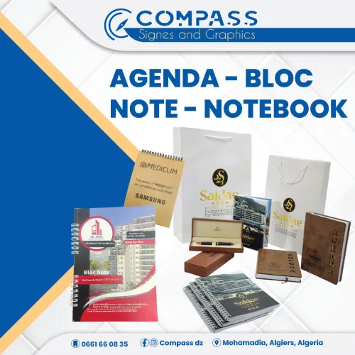 AGENDA - BLOC NOTE - NOTEBOOK