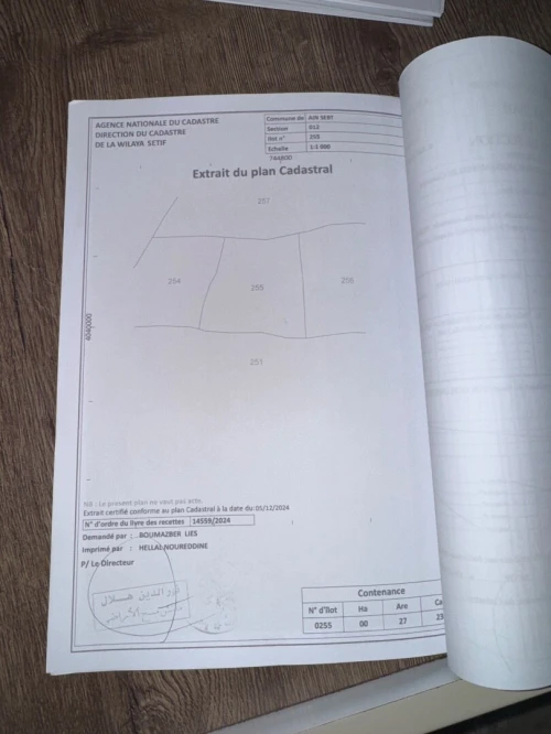 Vente Terrain Sétif Ain sebt