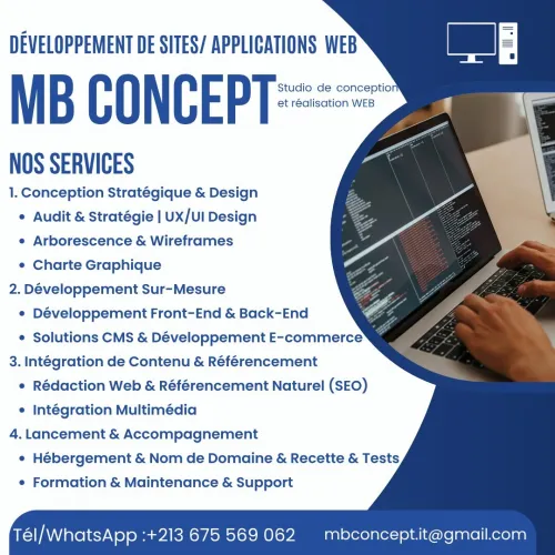 Sites WEB dynamique & E-Commerce.