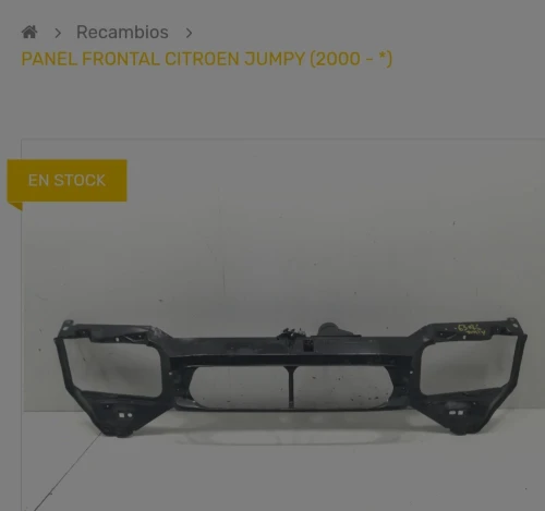 ARMATURE EXPERT 3. PANNEAU FRONTAL CITROËN JUMPY (2000-)