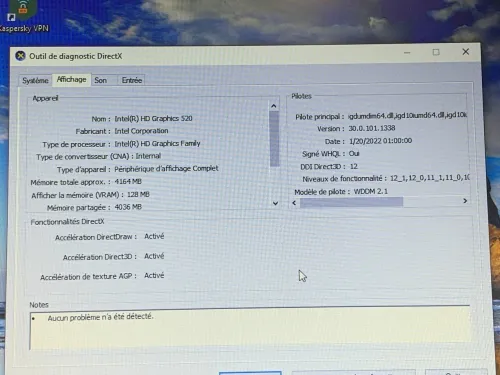 DELL LATITUDE E5470 / INTEL I5 6EME / 4 G / 128 / 15.6 FHD