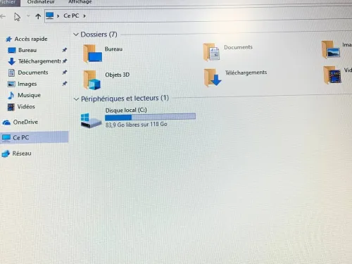 LENOVO THINKPAD E570 / I3 7EME / 8G /128 SSD /15.6 FHD