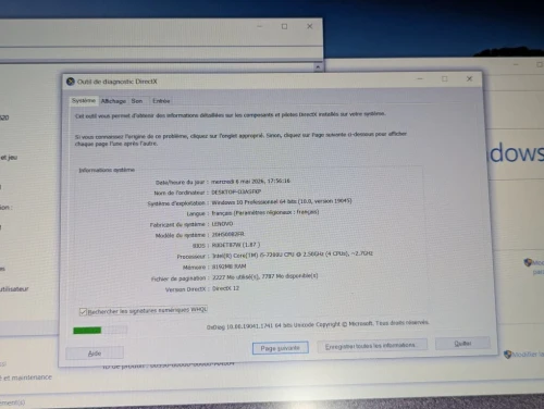 LENOVO THINKPAD E570 / I5 7EME / 8G /256 SSD /15.6 FHD