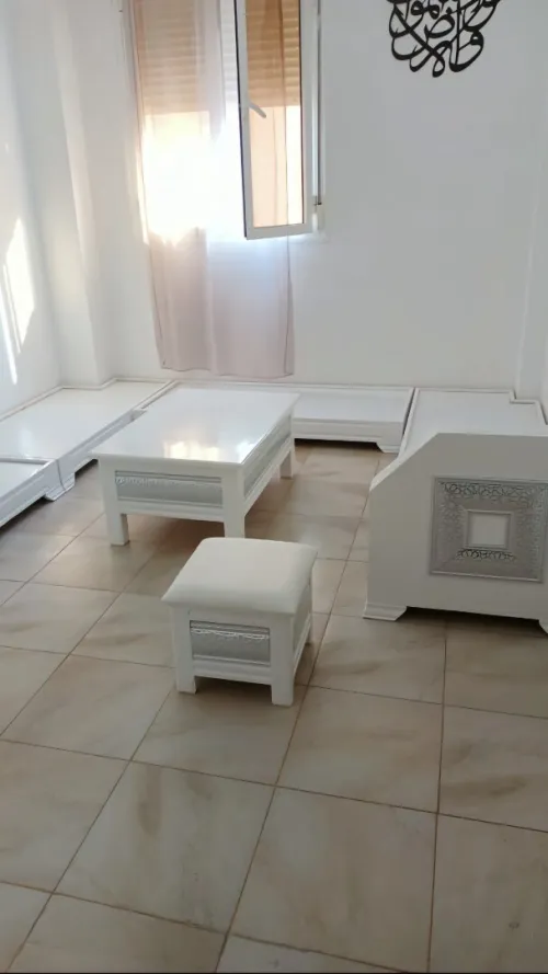 Salon haute gamme en bois ATRE + accessoires  