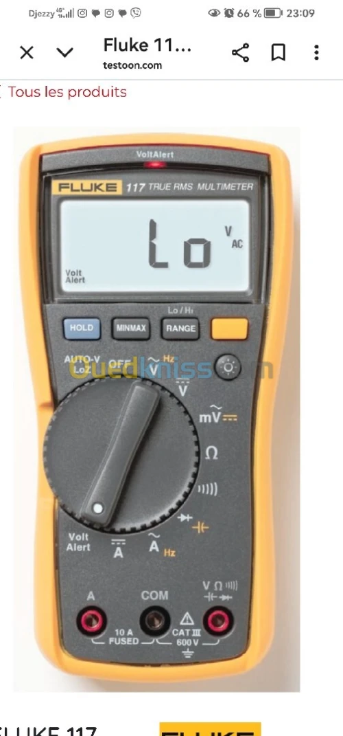 Multimetre fluke 117