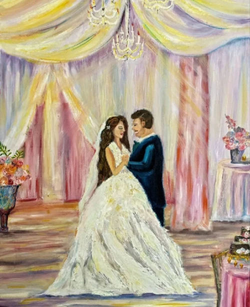 Tableau peinture a l'huile 