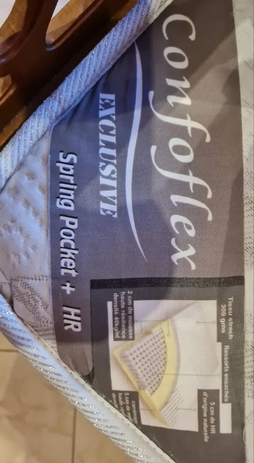 Matelat confoflex spring pocket+HR