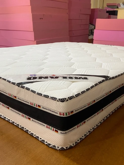 Les matelas orthopédiques 3D luxe concept allemand + 2 oreiller 