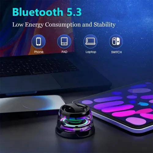 مكبر صوت بلوتوث وحامل للهاتف مغناطيسي مقاوم للماء BAFFS Bluetooth MAGNETIQUE G200 portable