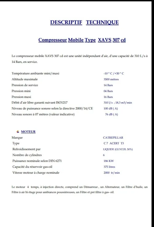 Location Compresseur 16 bars Atlas copco 