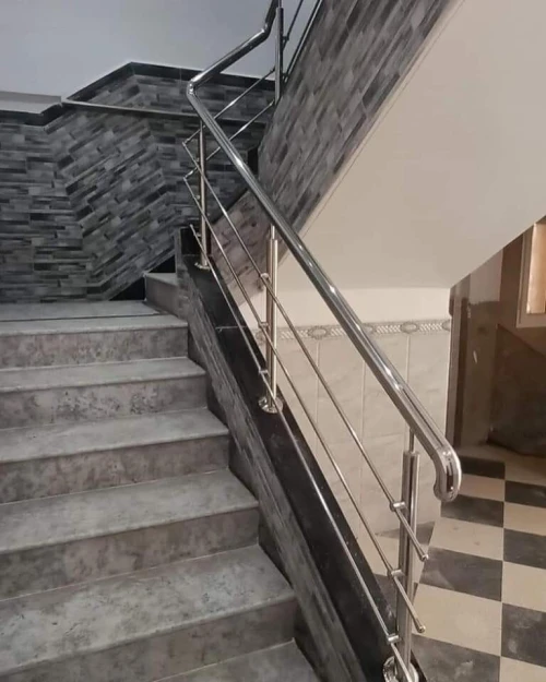 Rampes d'escalier en inox