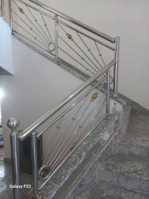 Rampes d'escalier en inox