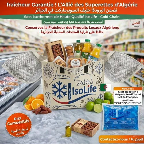 Pack emballage Isotherme Superettes,Boucheries,Poissonneries,Fromage