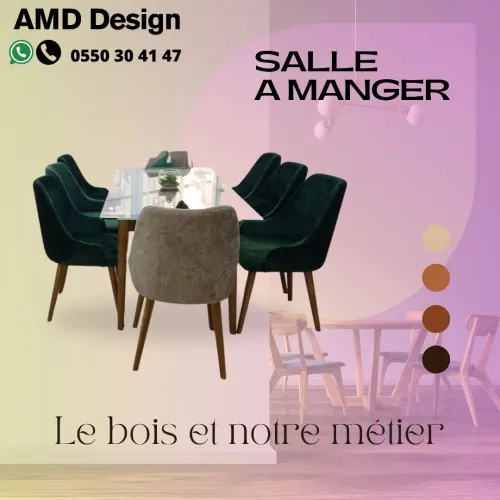 Table chaise scandinave