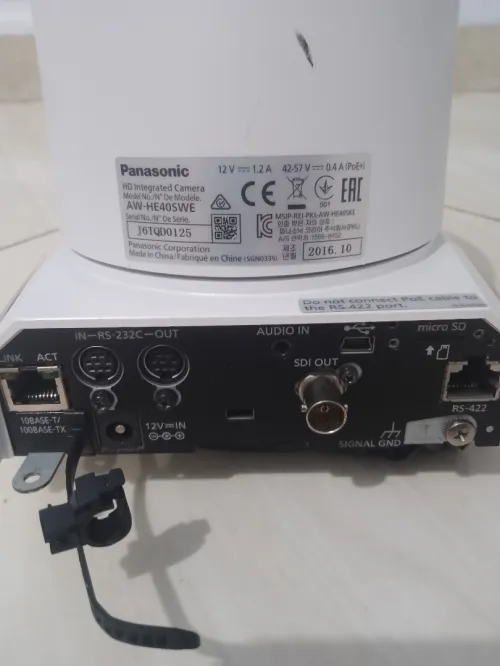 Caméra PTZ professionnel Caméra PTZ Panasonic AW-HE40SWE, avec la manette de contrôle