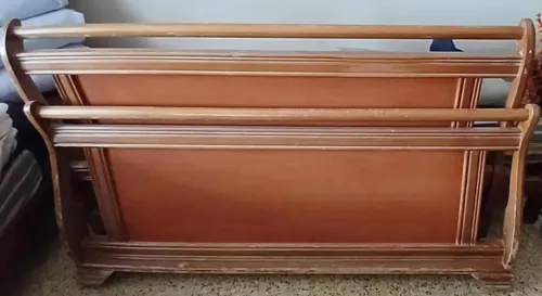كادر تاع سرير زوج بلايص hêtre