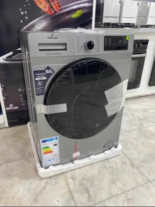 Machine a laver Raylan 10.5 kg (blanc/gris Manhattan)