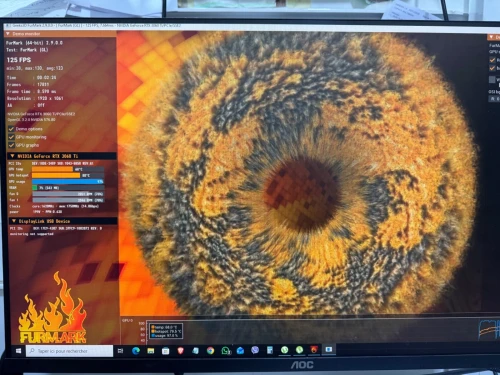 Carte graphique ASUS RX 5700XT et RTX 3060TI occasion très bonne état avec garantie vente sur magasine