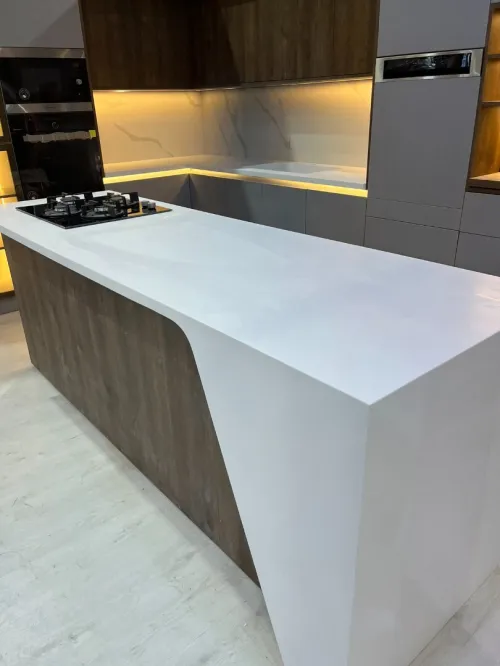  Plans de travail de Cuisine en corian Sur-mesure 
