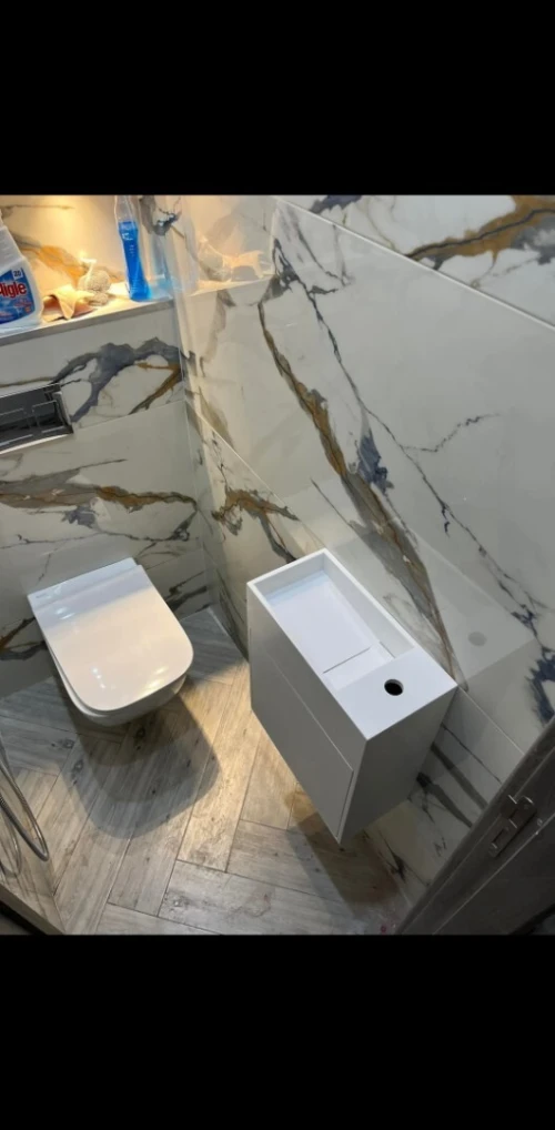 Lave-mains en Corian 