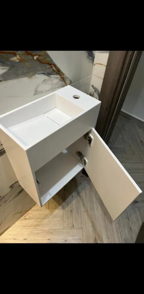Lave-mains en Corian 