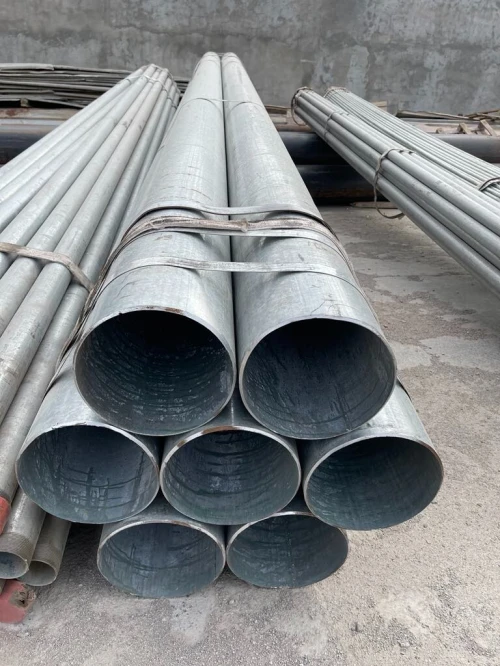 TUBE ACIER GALVANISE SOUDE 