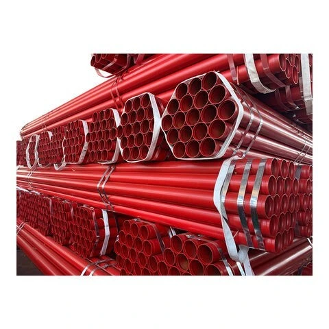 TUBE REVETU ROUGE ET ACCESSOIR RAINURE 