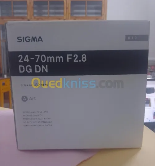 SIGMA ART 24-70 F2.8 DG DN 82mm pour SONY